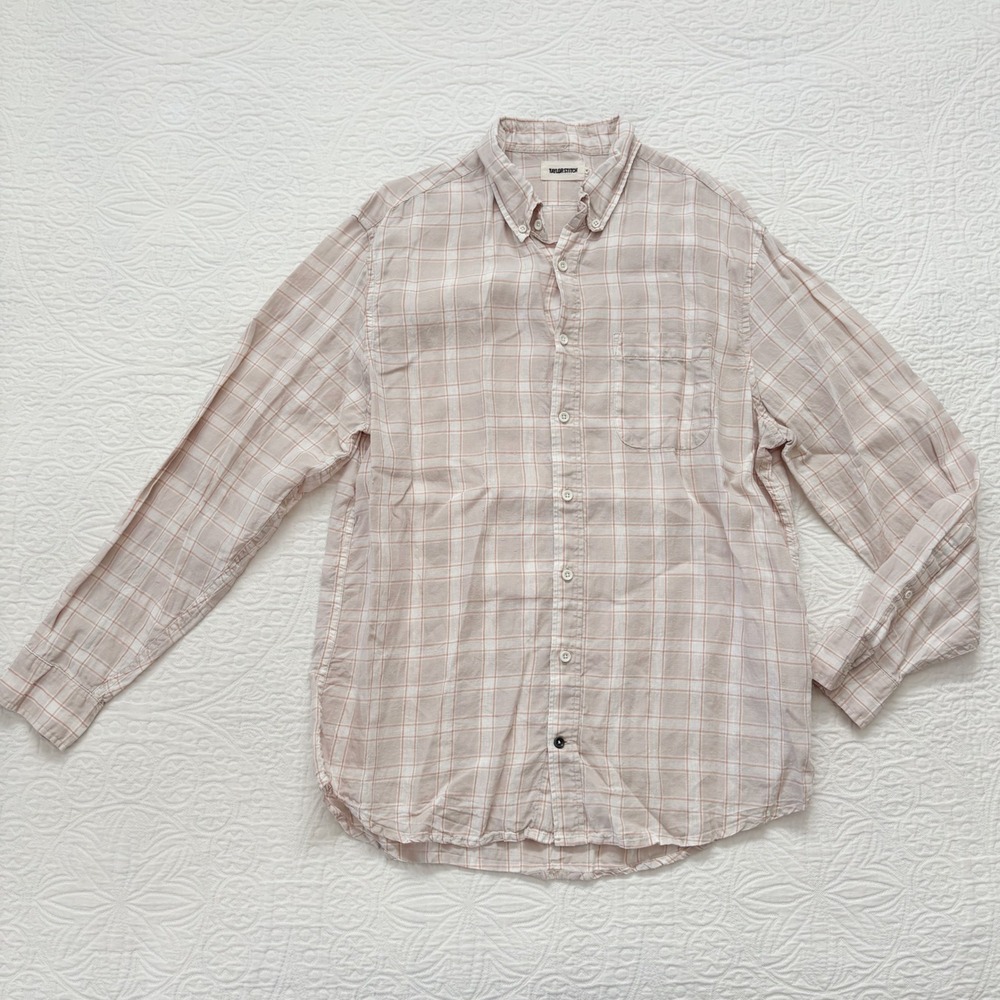 Taylor Stitch Men's Linen Button‎ Down Shirt Sz M